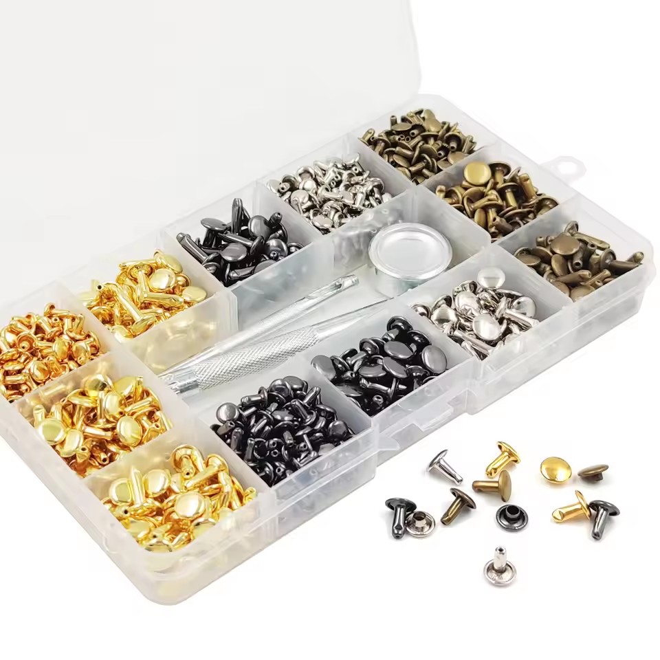 Metal Double Cap Rivets Stud R - огляд і ціна Rivet Setter Tool